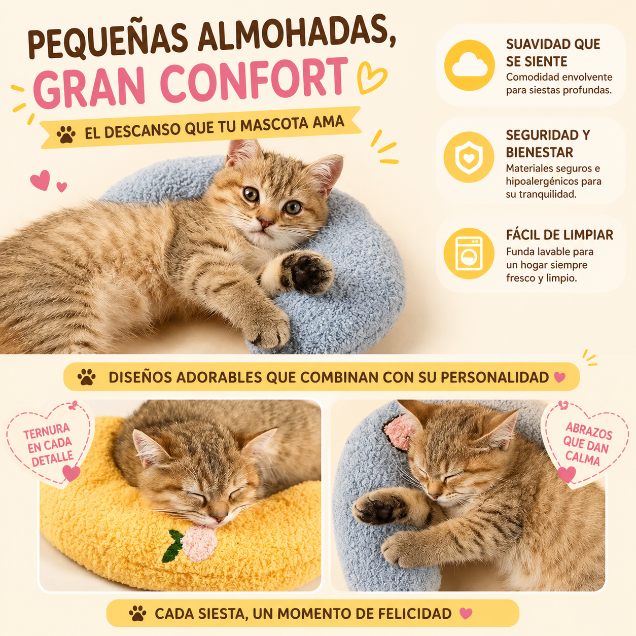 Almohada para Perros y Gatos